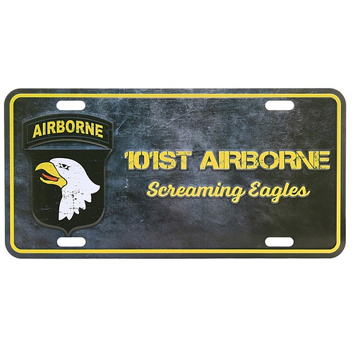 Amerikaans nummerbord - 101st. Airborne eagles
