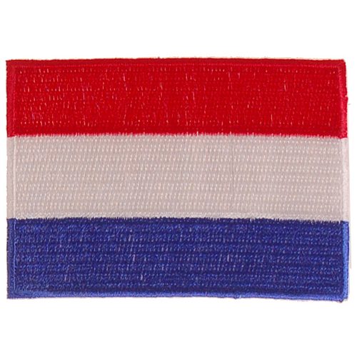 Strijkapplicatie 8x6cm vlag Nederland