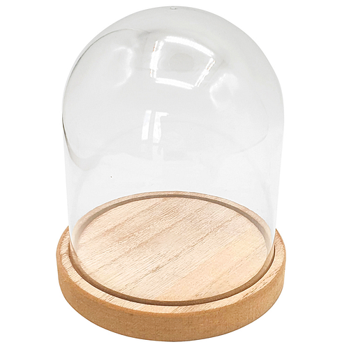 Stolp - Hout&Acryl - DYI/Hobby/Presentatie/Homedeco - 11,5x13,5cm