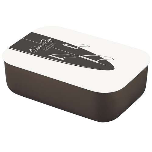 BioLoco Lunchbox PLA - Surfplank - Vaatwasser bestendig - 12x17x5cm