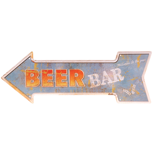 Metalen pijl - beer bar