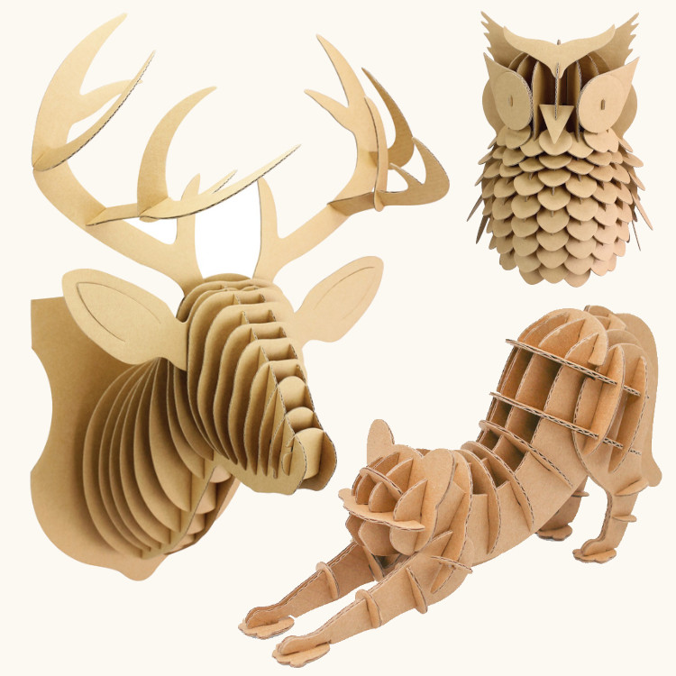 Karton model 3d puzzel