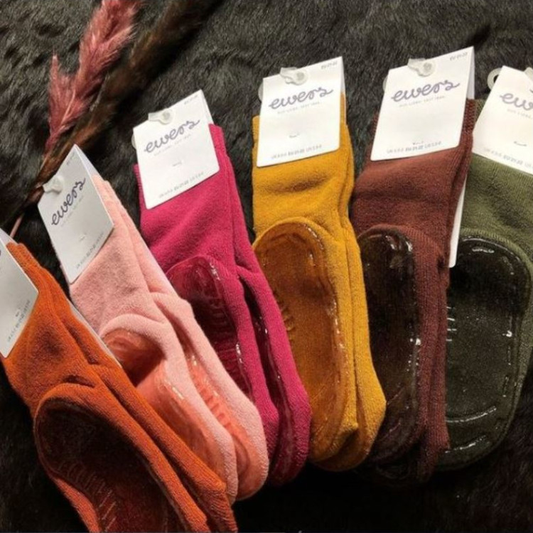 Antislipsokken effen kleur