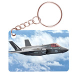 Sleutelhanger 6x4cm - F-35 Lightning - Fighter - Vliegtuig US Airforce