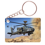 Sleutelhanger 6x4cm - AH-64 Apache Helicopter