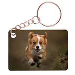 Sleutelhanger 6x4cm - Welsch Corgi Pembroke Hond Rennend