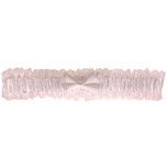 Kousenband wit met strik