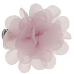 Haarclipje bloem roze