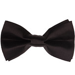 Vlinderstrik glimmend zwart