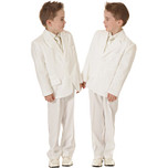 Offwhite - Ivoorkleurig Effen Kinderkostuum - Bruiloft | Communie