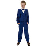 Luxe kinderkostuum koningsblauw