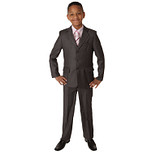 Kinder kostuum donkergrijs 