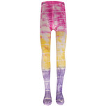 Kindermaillot met Tie-dye Print - Lila/Geel/Roze - Ewers