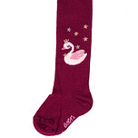 Babymaillot Wijnrood met Zwaantje en Glittergaren