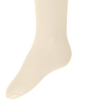 Dikke kinderpanty 80 DEN effen Ivoor