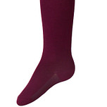 Kindermaillot effen Wijnrood/Bruin