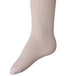 Ribpanty voor kinderen 50 DEN Wit