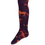 Kindermaillot Donkerblauw met Paarden