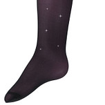 Glitterpanty Ewers Donkerblauw met Zilverkleurige glitters voor Meisjes - Kindermaat