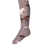 Kindermaillot Grijs met Paarden