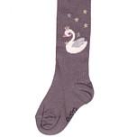 Babymaillot Grijs met Zwaantje en Glittergaren