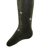 Zwarte Meisjespanty met Goudkleurige Lurex Metaaldraad Glitters - Ewers