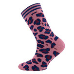 Kindersokken Oudroze met Wildlife print