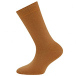 Wollen Kindersok Ewers - Effen Cognac - Biologische Katoen - GOTS