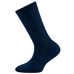 Wollen Kindersok Ewers - Effen Donkerblauw - Biologische Katoen - GOTS