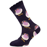 Meisjessok met Vogeltje - Paars - Ewers