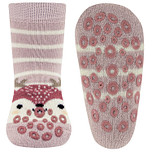 Antislipsokken Ewers Babymaat - Roze & Lila met Hertje - Nopjes Siliconen 