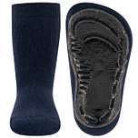 Antislip sokken effen donkerblauw