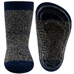 Antislipsokken Donkerblauw met Glittergaren