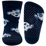 antislipsokjes-met-nopjes-donkerblauw-met-hondenkoppen