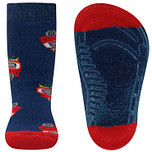 Antislipsok Ewers - Blauw en Rood met Oldtimer Camperbusje & Surfplanken