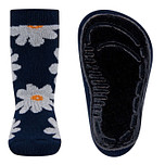 Antislipsokken Ewers - Donkerblauw met Witte Margrieten - Elastisch - Siliconenzool