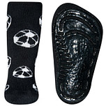 Antislipsok zwart met voetballen