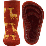 Antislipsloffen Oranje/Bruin met Giraffen