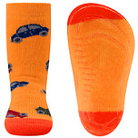 Antislipsok Ewers - Oranje met Gekleurde Auto's