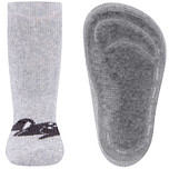 Antislipsokken Ewers Kindermaat - Lichtgrijs met Hondje - Siliconenzool