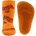 Antislipsok Donkergeel met Zebra's