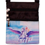 Schoudertasje met vliegend paard en prinses - 18x14cm