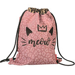 Rugzak Sweet Wild Cat met binnenvak - 30 x 40cm