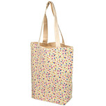 Tas Gekleurde Bloemetjes - Biologisch Katoen - Groot - 37x38x13cm