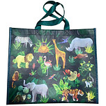 Shopper Boodschappentas Wilde Dieren Animal Kingdom - Originele Licentie - Duurzaam Herbruikbaar RPET - 33,5x40x18cm