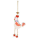 Houten Hanger Kip - Wit - 8,5x16cm