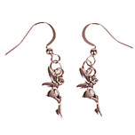 Oorbellen Zilverkleurig - Hangertjes Klein Elfje Zilverkleurig 1,5cm 