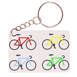 Sleutelhanger 6x4cm - Racefietsen in Diverse Kleuren