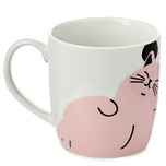 Beker Cat's Life Slapende Roze Kat - Porselein - 300ml 