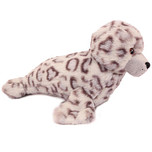 Superzachte Eco Knuffel met geborduurde oogjes - Zeehond gevlekt 27 cm